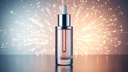 Premium Beauty Serum Dropper Bottle Cosmetic Product Display