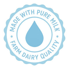 Pure Milk Farm Dairy Quality Seal