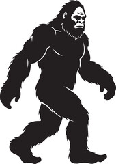 Fototapeta premium Bigfoot Silhouette Adventure
