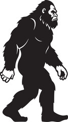 Fototapeta premium Bigfoot Silhouette Adventure