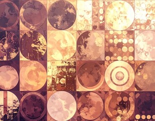 レトロモダン背景素材