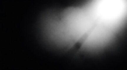 Bright Light Effect On Dark Background