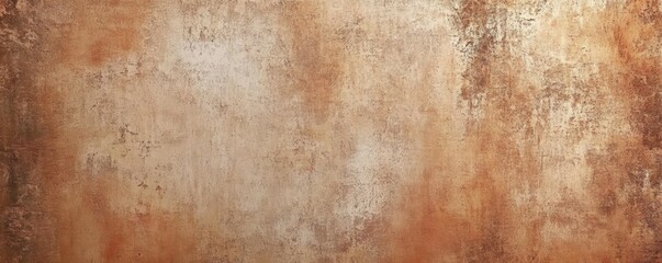 Fototapeta premium A textured surface featuring warm tones of brown and beige, creating an earthy, rustic appearance.