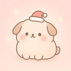 Minimal professional Christmas illustration 