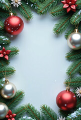 christmas card frame border