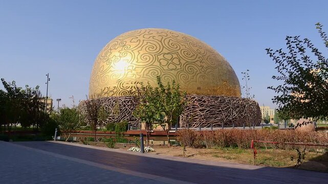 22 October 2025, 22 October 2025, Altyn Samruk Flying (Golden Egg) Theater and Museum, Turkestan City, Kazakhstan