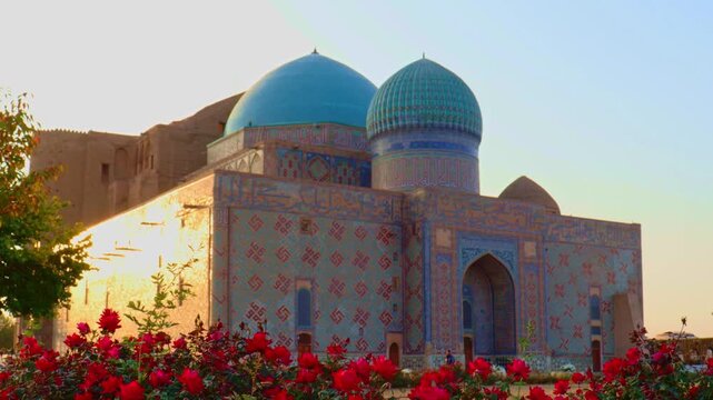 22 October 2025, Mausoleum of Khoja Ahmed Yasawi, Turkestan City, Kazakhstan