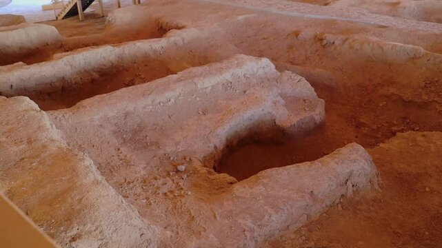 22 October 2025, Kultobe (or Kul Tobe) in Turkestan, Kazakhstan, refers to an ancient, multi-layered archaeological settlement, Complex of Khoja Ahmed Yasawi, Turkestan City, Kazakhstan