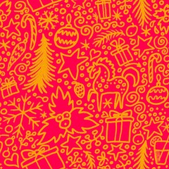 christmas background with gifts