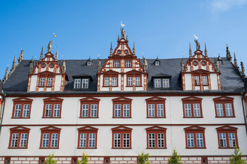 Stadthaus am Marktplatz, Sp&auml;trenaissance, Coburg, Oberfranken, Franken, Bayern, Deutschland, Europa
