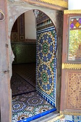 Palais de la Bahia, son architecture, Marrakech, Maroc