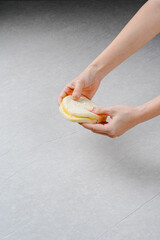 steamed bread or bun filled with srikaya jam