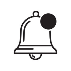 Notification Bell Icon with Dot