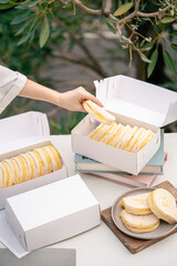 steamed bread or bun filled with srikaya jam