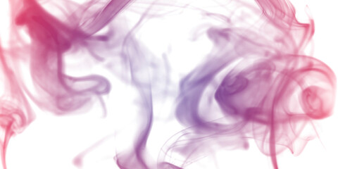 Humo abstracto rosa y púrpura en movimiento