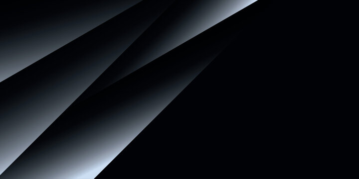 Abstract background with dark gray gradient geometric shapes and shadows. Modern premium gradient square pattern for covers, banners, brochures, presentations, and certificates. VOL. 3