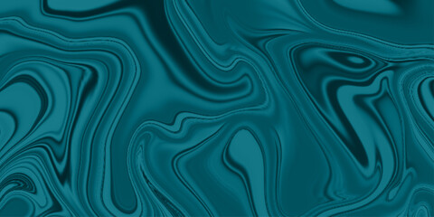 An abstract cyan liquid background with vibrant swirling patterns. Abstract liquid marble texture. Liquid dynamic gradient waves. Fluid texture.  marble ink texture background. Hand drawn illustration