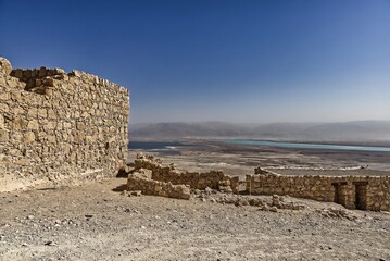 Masada, Looking East Towards Jordan