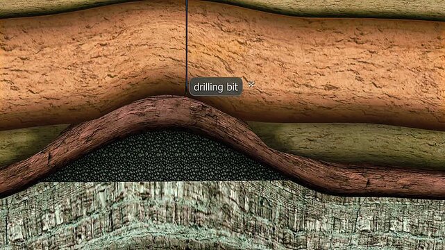 Oil well drilling process