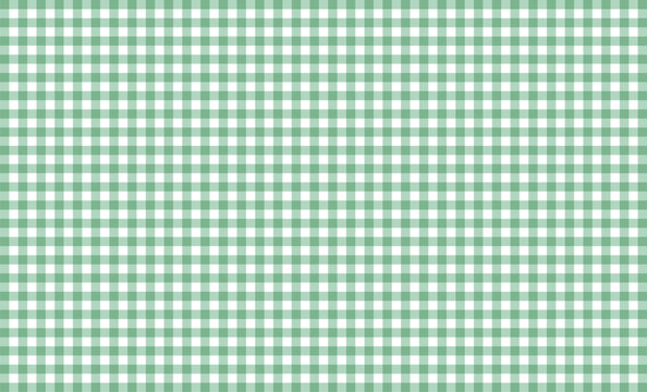 Green gingham checkered pattern with soft overlapping stripes