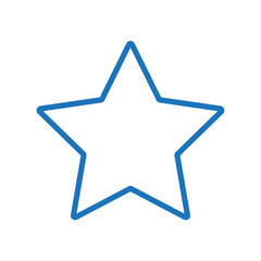 star line icon on white background