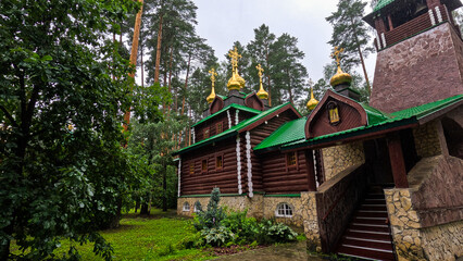 Monastery in the name of the Holy Royal Passion-Bearers in the Ganina Yama tract, Yekaterinburg, Russia.