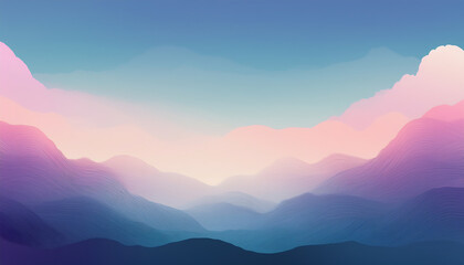 sunrise over the mountains landscape wallpaper