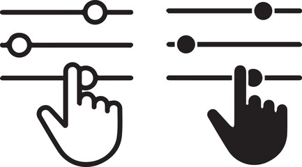 hand cursor,abstract minimalist black white,simple geometric shapes,vector illustration 