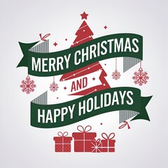 christmas background with christmas tree.