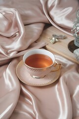 cup of tea and teapot