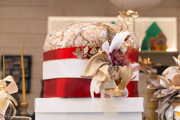 Panettone in vetrina