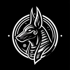 Fototapeta premium anubis tattoo design