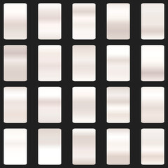 Soft White and Silver Gradient Swatches Collection