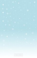 abstract cool background with snowfall effect