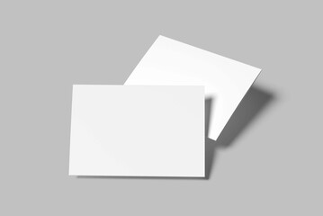 Post Card Mockup Design Blank