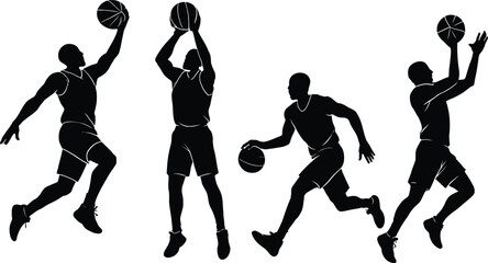 basketball player silhouette