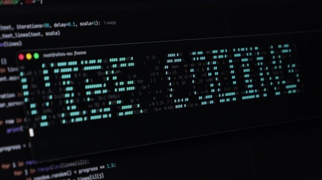 Bright green programming code visuals show binary string, symbolizing software development and data processing concepts with inspiration for VIBE CODING in technology