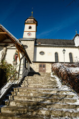 Klosterkirche  Maria Eck im Winter