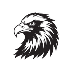 Eagle Vector Illustration – High-Quality Eagle Head Artwork (SVG)