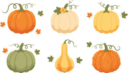 A large vector collection of colorful, simple, cartoon, and outline daisy-like flowers in various petal shapes and colors, perfect for children's designs, patterns,