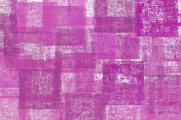 textured square shape collage ,pink background
