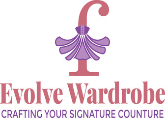 Logo for evolve wardrobe fashion brand