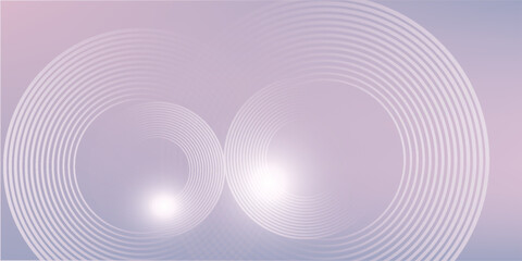 Abstract blue purple modern background with glowing line circle elements. Futuristic technology concept.