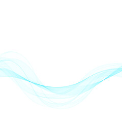Obraz premium Blue abstract wave. Presentation template. Eps 10