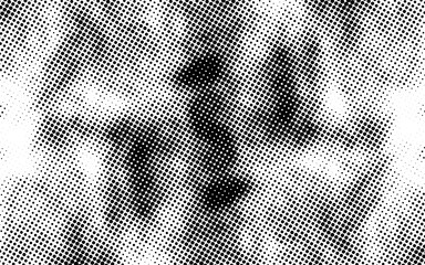 Grayscale dotted texture background, an elegant halftone effect for modern design aesthetics, available with a Transparent Background, PNG file