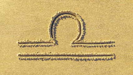 The imprint of the zodiac sign Libra