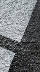 pattern on plastered concrete wall