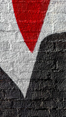 pattern on plastered concrete wall