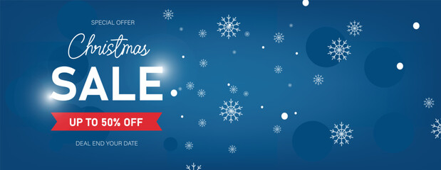 xmas winter sale banner