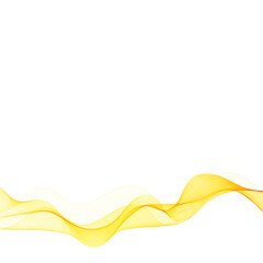 Yellow wave. Abstract background. Vector illustration. Eps 10